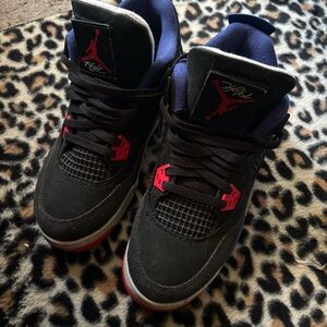 Black and Red High-Top Sneakers